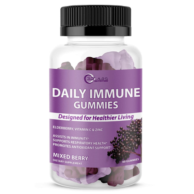 3D Labs Nutrition Daily Immune Gummies