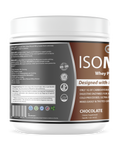 3D Labs Nutrition IsoMode Chocolate Whey Protein Isolate – Left Label View