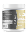 3D Labs Nutrition IsoMode Vanilla Whey Protein Isolate – Left Label View