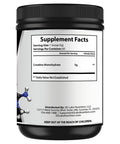 CreaMode Unflavored Supplement Facts label