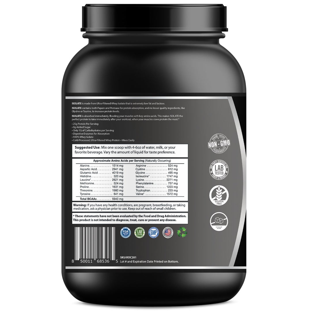IsoMode Chocolate: Great Tasting Post-Workout Protein with Amino Acids ...